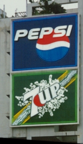 Pepsi - 7up Skysign, Singapore